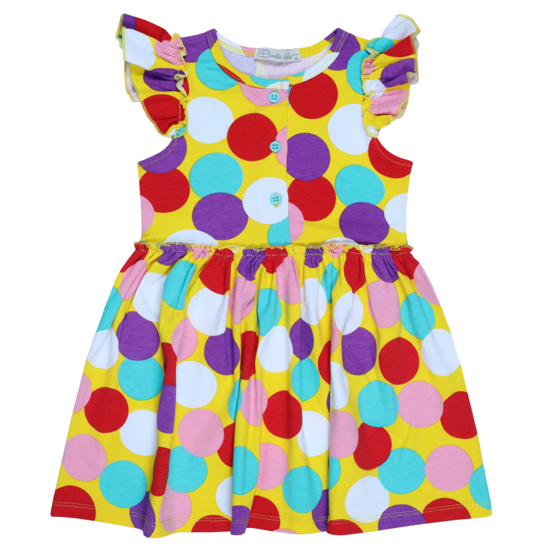 картинка БГ_ЧЗ Платье для девочки 3-7 лет 92% хлопок, 8% лайкра BONITO KIDS/BK1569P(01-23)(ЧЗ)/уп.5шт./меш.350шт. от BonitoKids
