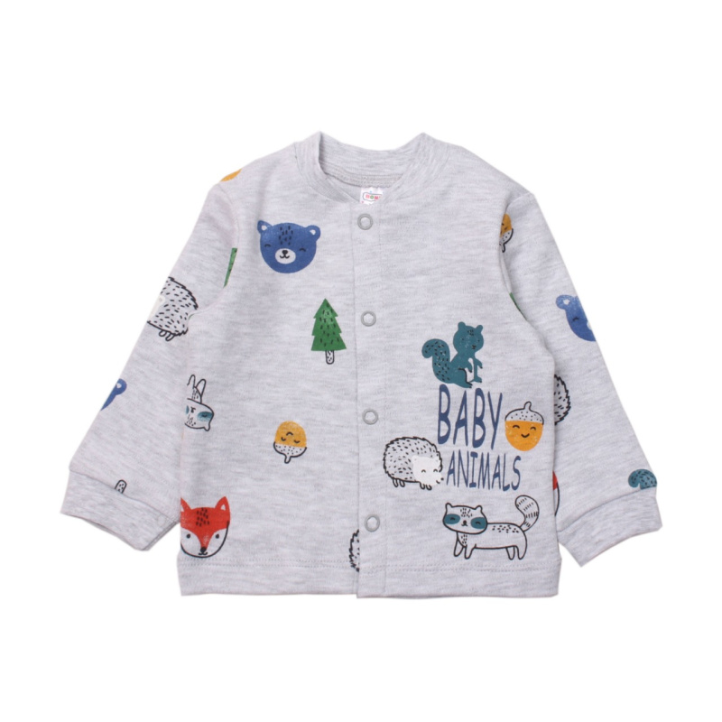 картинка ЧЗ Кофта для детей 62-80 см 100% хлопок BONITO KIDS/OP1290(ЧЗ)/уп.4шт./меш.544шт. от BonitoKids