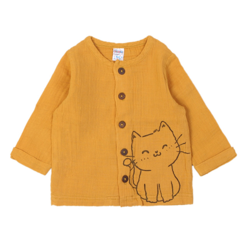 картинка ЧЗ Кофта для детей 68-86 см 100% хлопок BONITO KIDSD/OP1354(ЧЗ)/уп.4 шт./меш.540шт. от BonitoKids