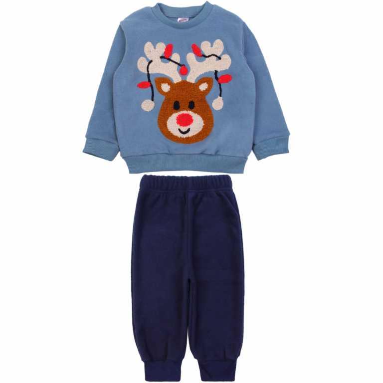 картинка БГ_ЧЗ Комплект для детей (толстовка, брюки), 2-5 лет, 100% п/э, BONITO KIDS/OP1489(ЧЗ)/уп.4шт./меш.96шт. от BonitoKids
