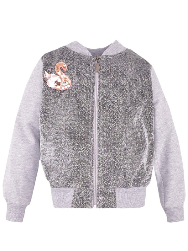 картинка ЧЗ Толстовка для девочки 3-7 лет 60% хлопок, 40% полиэстер BONITO KIDS/BK1274T(ЧЗ)/уп.5шт./меш.300шт. от BonitoKids