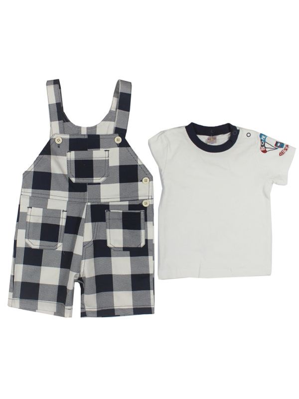 картинка КГ Комплект для мальчика (полукомб, футболка) 1-4 лет 100% х/б BONITO KIDS/BK278K/уп.4шт./меш.300шт. от BonitoKids