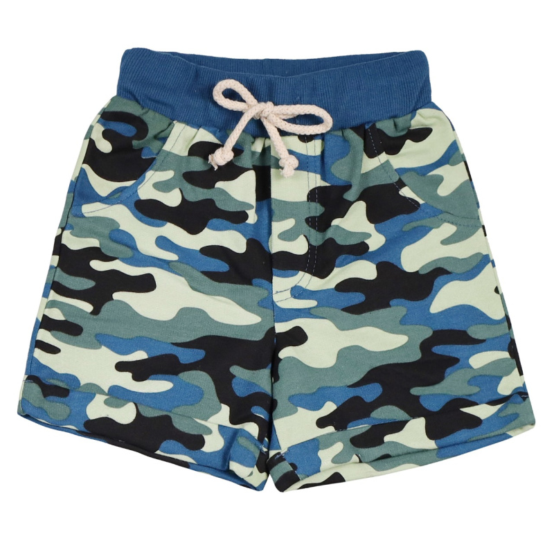 картинка ЧЗ Шорты для мальчика 3-7 лет 100% хлопок  BONITO KIDS//BK1553SH(ЧЗ)уп.5шт./меш.500шт. от BonitoKids