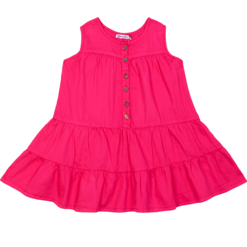 картинка ЧЗ Платье для девочки 5-8 лет 100% хлопок BONITO KIDS/OP1674(ЧЗ)/уп.4шт./меш 312.шт. от BonitoKids