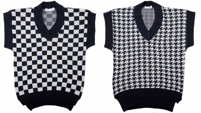 картинка ЧЗ Жилет для девочки 10-12 лет 100% полиэстер BONITO KIDS/OP1562(ЧЗ)/уп.4шт./меш.176шт. от BonitoKids