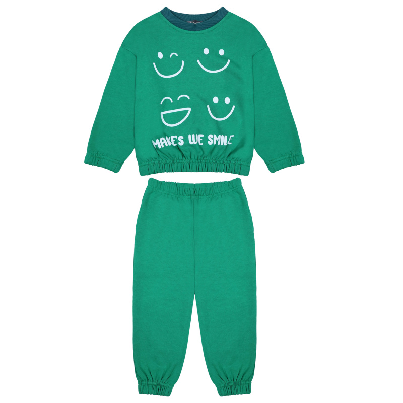 картинка КГ_БГ Комплект для детей (свитшот и штаны), 1-4 лет, 100% хлопок, BONITO KIDS/BK5442KP(01-23)/уп.4шт./меш.180шт. от BonitoKids