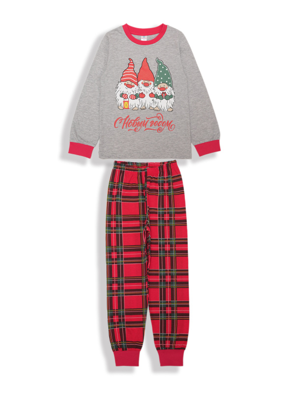 картинка БГ_ЧЗ Пижама для детей 7-11 лет 100% хлопок BONITO KIDS/BK1496PJ(2025)/уп.5шт./меш.250шт. от BonitoKids