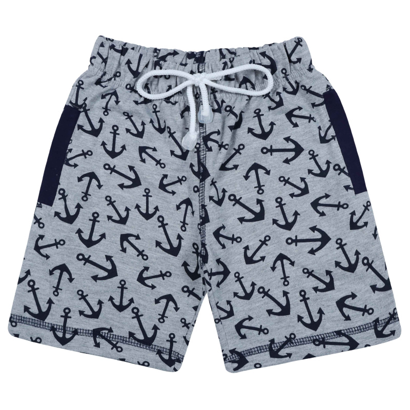 картинка БГ_ЧЗ Шорты для мальчика 5-8 лет 100% хлопок  BONITO KIDS/BK0755SH(04-23)(ЧЗ)/уп.4шт./меш.400шт. от BonitoKids