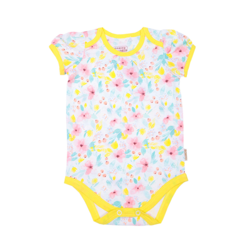 картинка ЧЗ Боди для детей 68-86 см 100% хлопок BONITO KIDS/OP1870(ЧЗ)/уп.4шт./меш.800шт. от BonitoKids