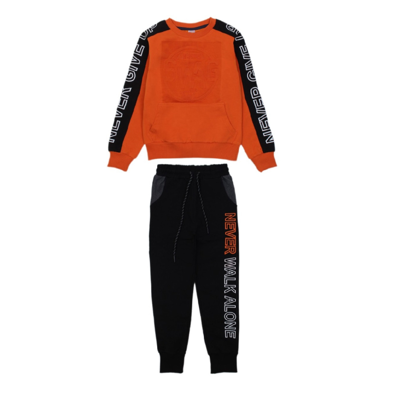 картинка ЧЗ_Комплект для детей (свитшот,трико), 8-12 лет, 65% хлопок, 27% полиэстер, 8% эластан, BONITO KIDS/OP1218(ЧЗ)/уп.5шт./меш.100шт. от BonitoKids