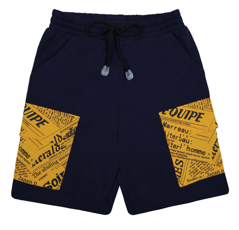 картинка БГ_ЧЗ Шорты для мальчика 8-12 лет 100% хлопок BONITO KIDS/BK1652SH(ЧЗ)/уп.5шт./меш.380шт. от BonitoKids