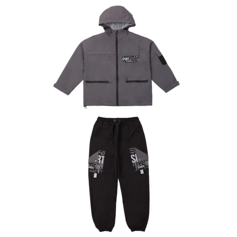 картинка ЧЗ_Комплект для мальчика (толстовка, трико), 9-12 лет, 100% п/э, BONITO KIDS/OP099(01-22)(ЧЗ)/уп.4шт./меш.84шт. от BonitoKids