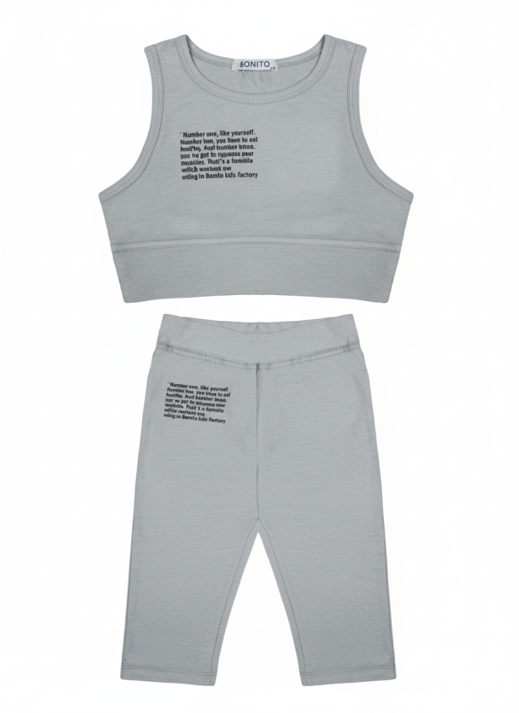 картинка БГ_ЧЗ Комплект для девочки (топ и бриджи) 8-12 лет 92% нейлон, 8% спандекс, BONITO KIDS/BK1747KP(2026)(ЧЗ)/уп.5шт./меш.400шт. от BonitoKids