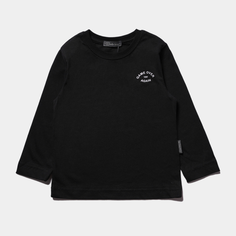 картинка БГ_ЧЗ Лонгслив для мальчика 3-7 лет 100% хлопок BONITO KIDS/SS6154(10-24)(ЧЗ)/уп.5шт./меш.530шт. от BonitoKids