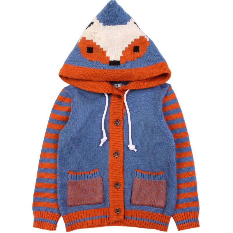 картинка БГ_ЧЗ Кардиган для мальчика 2-6 лет 50% вискоза, 22% нейлон, 28% пэ BONITO KIDS/OP1534(ЧЗ)/уп.3шт./меш.156шт. от BonitoKids