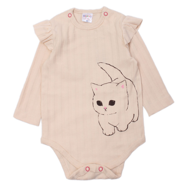 картинка ЧЗ Боди для детей 62-86 см 100% х/б BONITO KIDS/OP1362/уп.5шт./меш.540шт. от BonitoKids