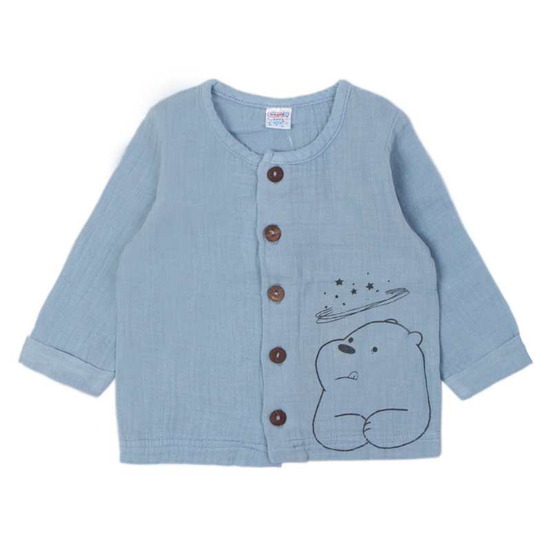 картинка Кофта для детей 68-86 см 100% хлопок BONITO KIDSD/OP1354/уп.4 шт./меш.540шт. от BonitoKids