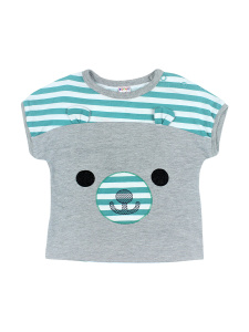 картинка Футболка для детей 1-4 лет, кулирка 100% х/б, BONITO KIDS/OP476/уп.4шт./меш.624 шт. от BonitoKids