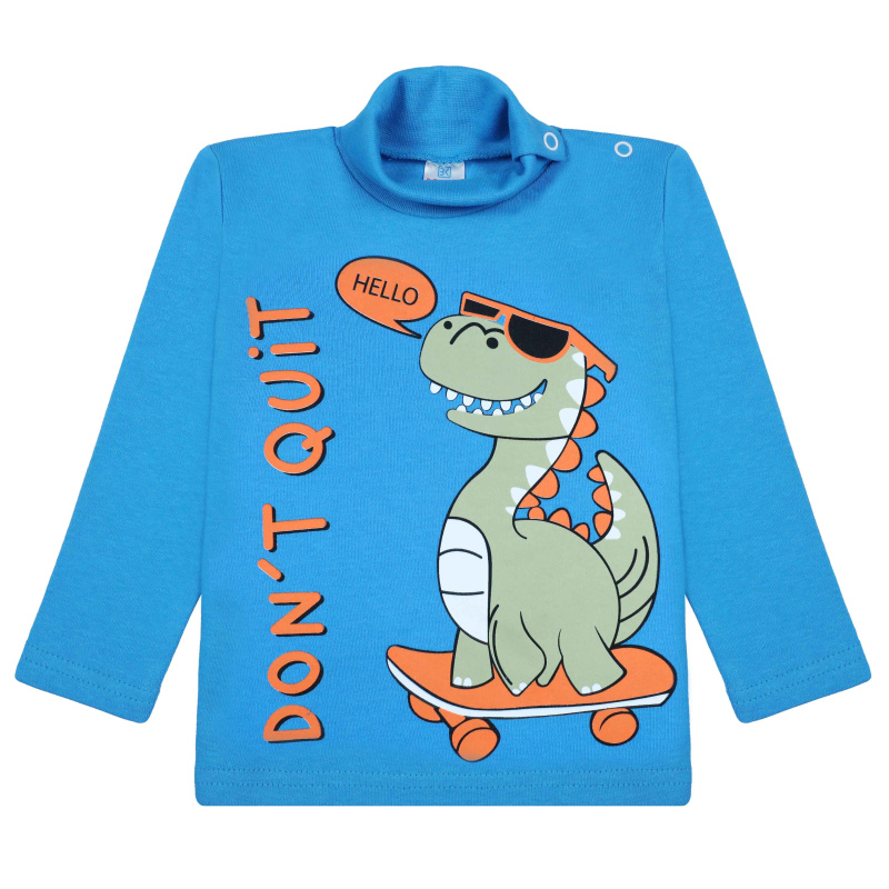 картинка БГ_ЧЗ Водолазка для мальчика 1,5-4 лет 100% хлопок BONITO KIDS/BK0007M(11-25)(ЧЗ)/уп.4шт./меш.500шт. от BonitoKids