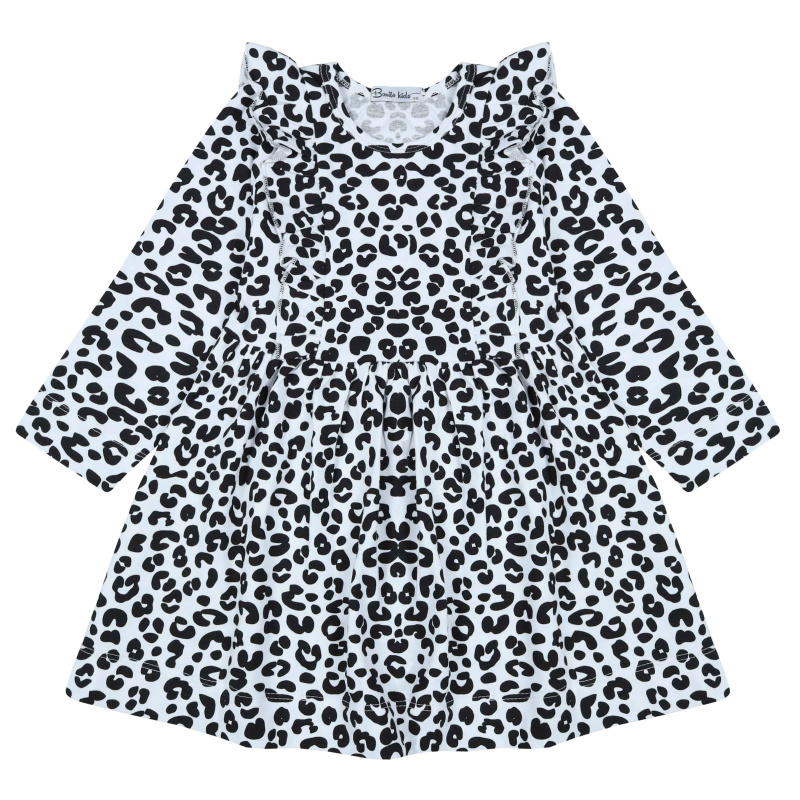 картинка БГ_ЧЗ Платье для девочки 3-7 лет 92% хлопок, 8% лайкра BONITO KIDS/BK1792P(09-24)(ЧЗ)/уп.5шт./меш.350шт. от BonitoKids