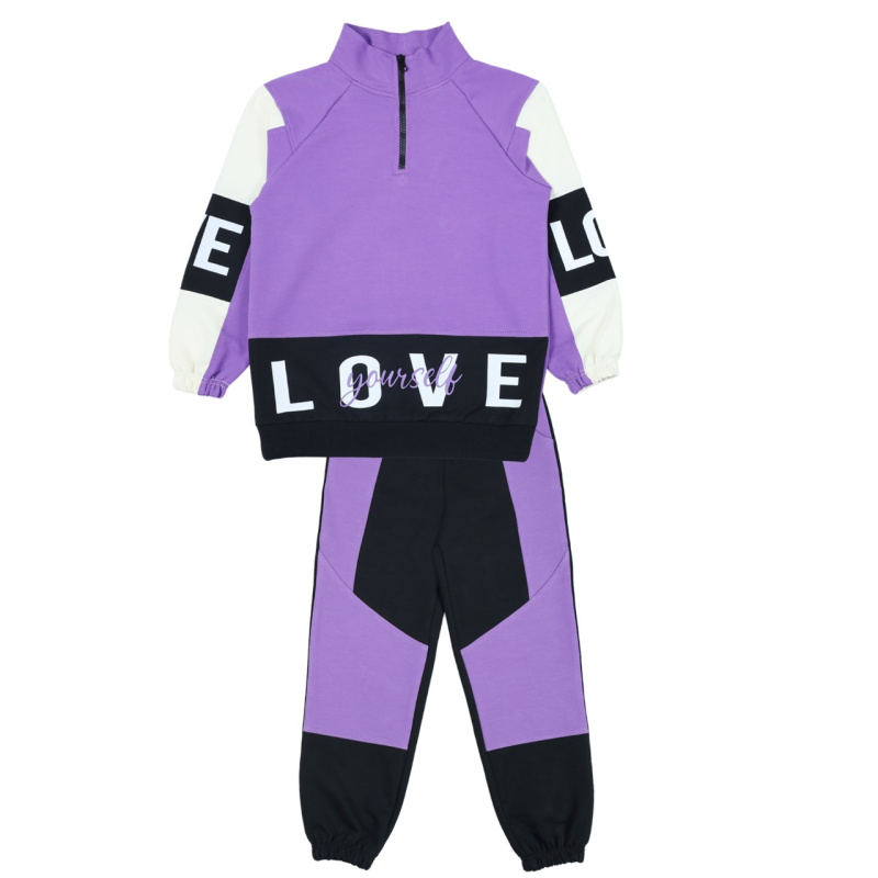 картинка ЧЗ Комплект для девочки (бомбер и штаны) 8-12 лет BONITO KIDS/BK1499KBD(ЧЗ)/уп.5шт./меш.120шт. от BonitoKids