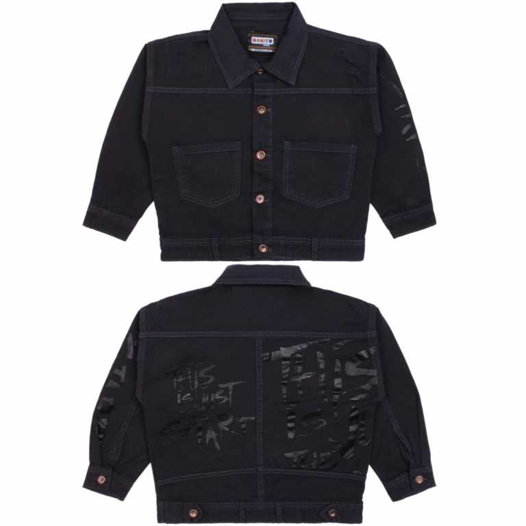 картинка ЧЗ Пиджак для мальчика 6-9 лет 100% хлопок BONITO KIDS/OP1604(ЧЗ)/уп.4шт./меш.148шт. от BonitoKids