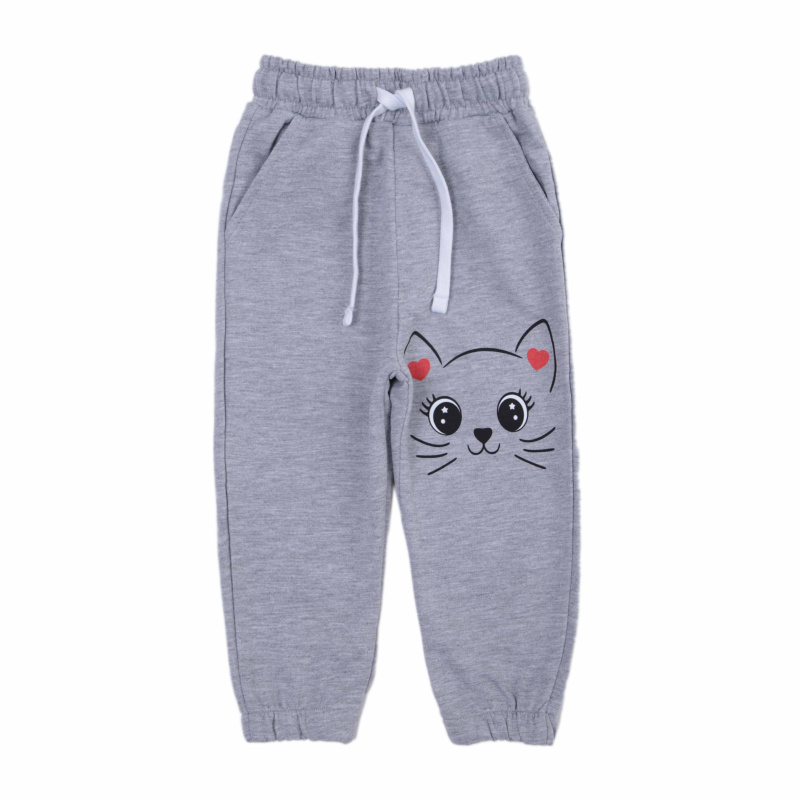 картинка БГ_ЧЗ Штаны для девочки, 2-6 лет, 92% хлопок  8% лайкра, BONITO KIDS/SS6018(ЧЗ)/уп.5шт./меш.300шт. от BonitoKids