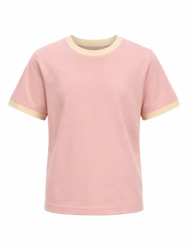картинка БГ_ЧЗ Футболка для девочки 8-14 лет, 100% Хлопок, BONITO KIDS/SS6193FD(ЧЗ)/уп.7шт./меш.420шт. от BonitoKids