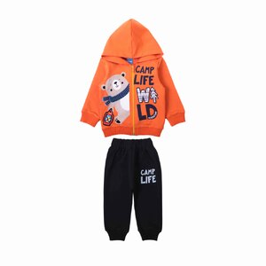 картинка Комплект для детей (толстовка, штаны и кофта) 74-92 см 65% хлопок, 27% полиэстер, 8% эластан BONITO KIDS/- 92 р-р/уп.4шт./меш.120шт. от BonitoKids
