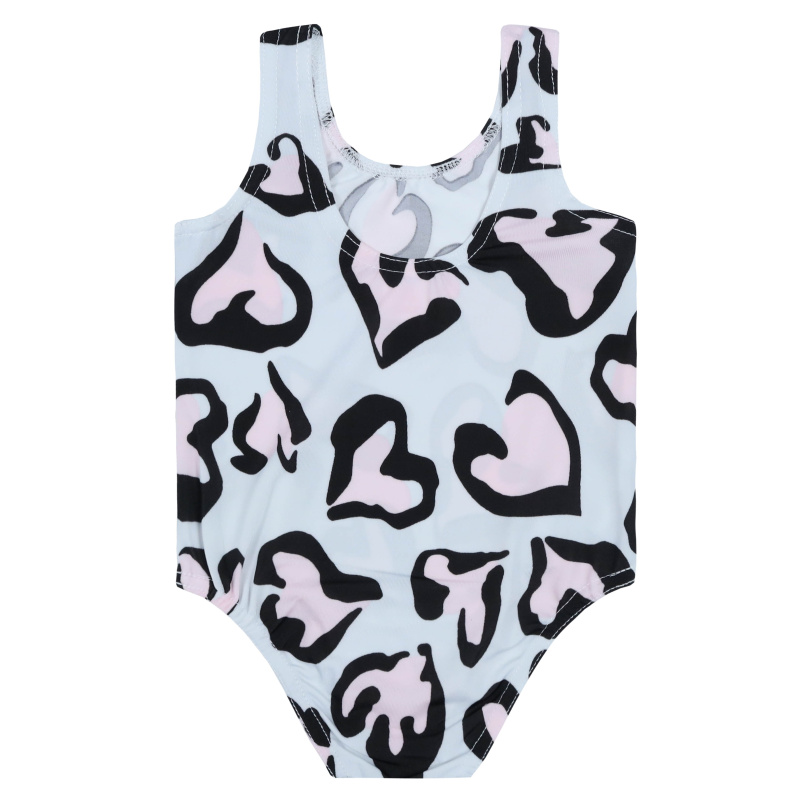 картинка БГ_ЧЗ Купальник для девочки (слитный) 2-6 лет 60% хлопок 40% п/э BONITO KIDS/BK1785KP(01-24)/уп.5шт./меш.1100шт. от BonitoKids