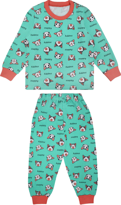 картинка БГ_ЧЗ Пижама для девочки  3-7 лет 100% хлопок BONITO KIDS/SS6043D(01-24)(ЧЗ)/уп.5шт./меш.225шт. от BonitoKids