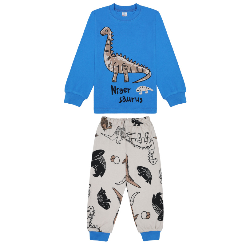 картинка БГ_ЧЗ Пижама для мальчика 3-7 лет 100% хлопок BONITO KIDS/BK1770PJ(01-23)/уп.5шт./меш.200шт. от BonitoKids