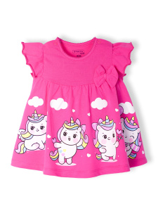 картинка Платье для девочки 68-86 см 100% хлопок BONITO KIDS/OP1923/уп.4 шт./меш.760 шт. от BonitoKids