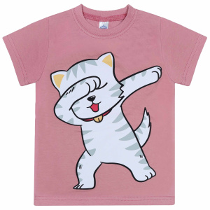 картинка БГ Футболка для девочки 1-4 лет 100% хлопок BONITO KIDS/BK0001D(02-24)/уп.4шт./меш.800шт. от BonitoKids