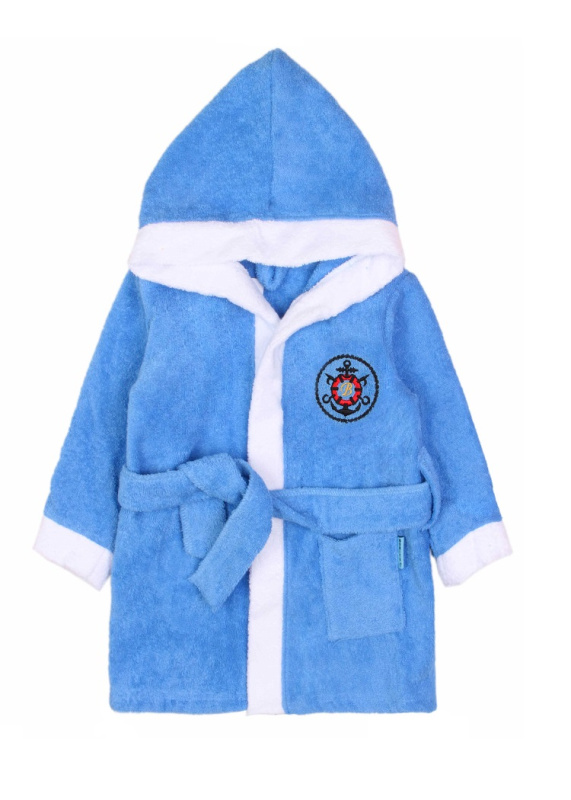 картинка БГ_ЧЗ Халат для мальчика 8-12 лет 100% хлопок BONITO KIDS/SS6024/уп.5 шт./меш.50шт. от BonitoKids