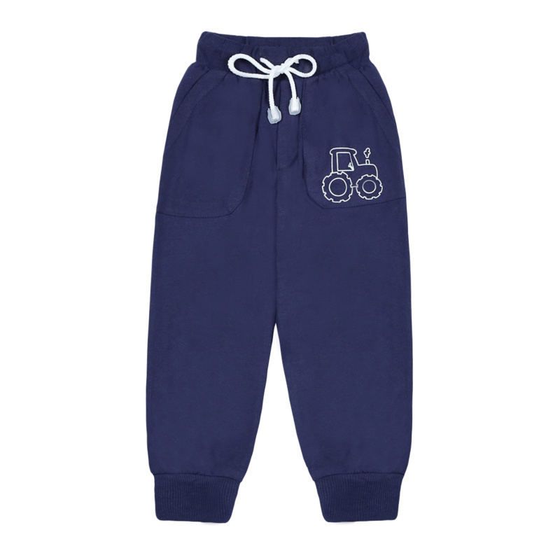 картинка БГ_ЧЗ Штаны для мальчика 2-6 лет, 100% хлопок, BONITO KIDS/BK1311B(09-24)(ЧЗ)/уп.5шт./меш.300шт. от BonitoKids