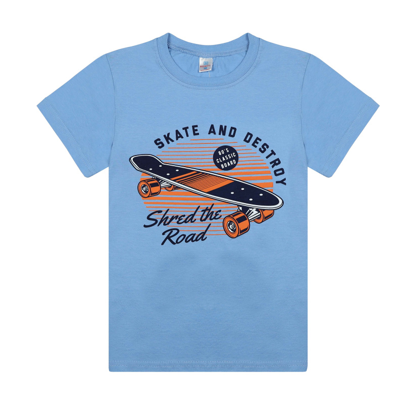 картинка БГ_ЧЗ Футболка для мальчика, 8-12 лет, 100% хлопок, BONITO KIDS/BK0003M(05-24)(ЧЗ)/уп.5шт./меш.600шт. от BonitoKids