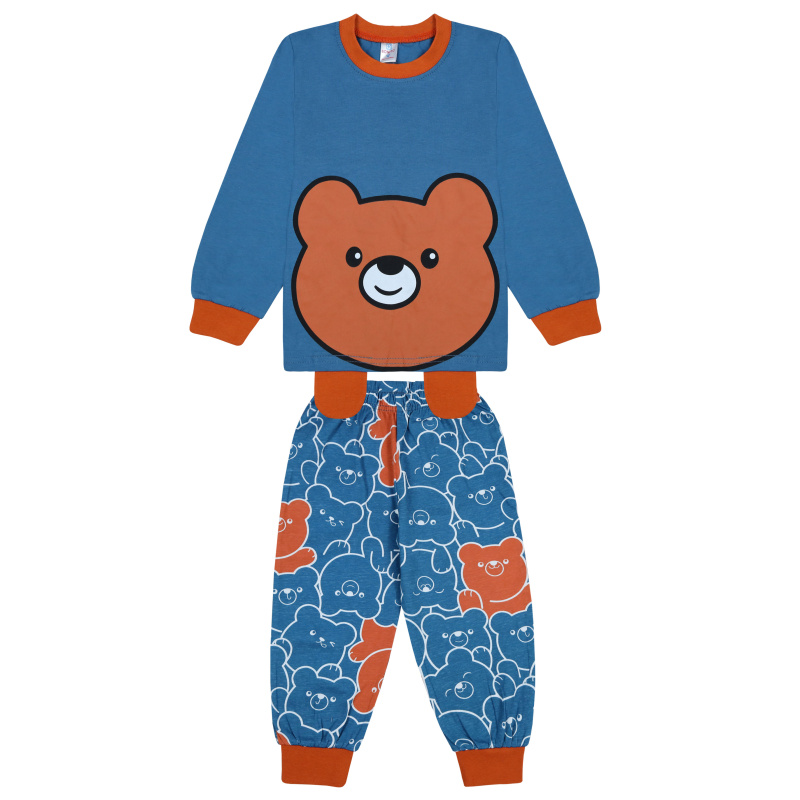 картинка БГ_ЧЗ Пижама для мальчика 3-7 лет 100% хлопок BONITO KIDS/BK0977PJM(09-25)(ЧЗ)/уп.5шт./меш.280шт. от BonitoKids