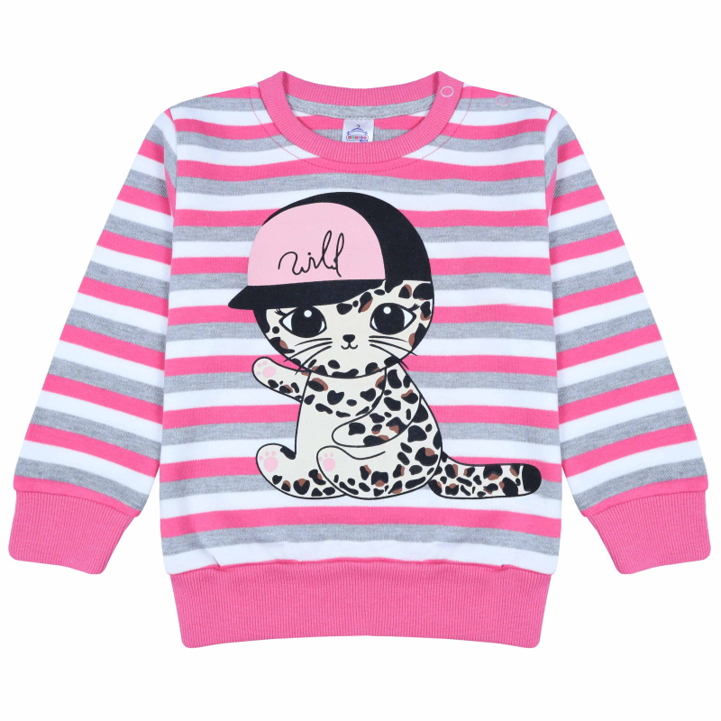 картинка БГ_ЧЗ Джемпер для девочки 2-5 лет, 100% х/б BONITO KIDS /BK0882DJ(10-22)(ЧЗ)/уп.4шт./меш.440шт. от BonitoKids