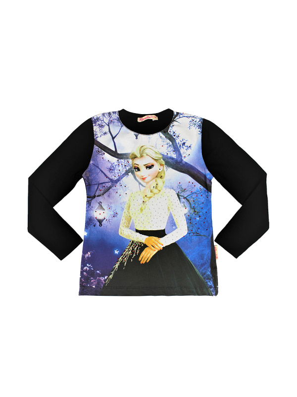 картинка КГЛ_ОТ Лонгслив для девочки 5-8 лет. 65% х/б 5% лайкра,30% пэ. BONITO KIDS/BK982F/уп.4шт./меш.540шт. от BonitoKids