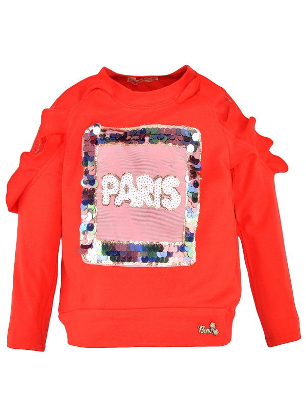 картинка Лонгслив для девочки 3-7 лет. 92% х/б 8% лайкра BONITO KIDS/BK987K/уп.5шт./меш.450шт. от BonitoKids