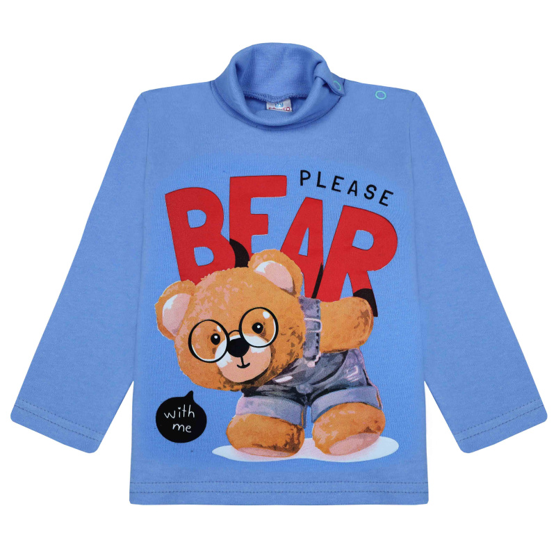 картинка БГ_ЧЗ Водолазка для мальчика 1,5-4 лет 100% хлопок BONITO KIDS/BK0007M(10-24)(ЧЗ)/уп.4шт./меш.500шт. от BonitoKids