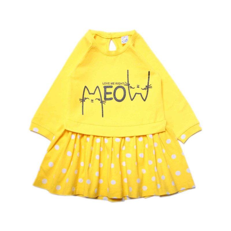 картинка БГ_ЧЗ Платье для девочки 2-6 лет 92% хлопок, 8% лайкра BONITO KIDS/SS6014(01-24)(ЧЗ)/уп.5шт./меш.350шт. от BonitoKids