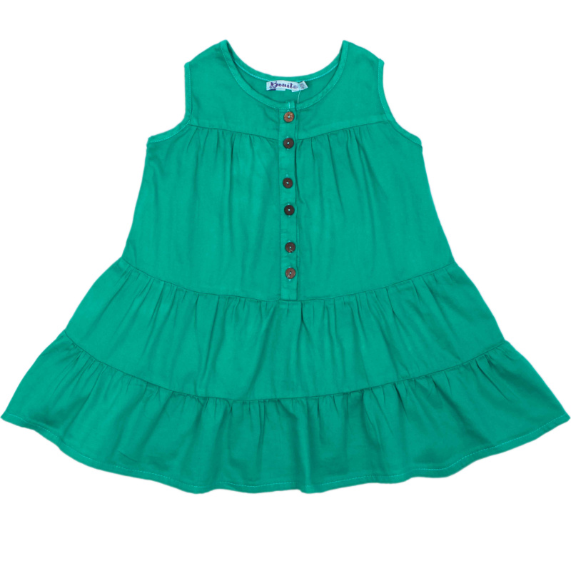 картинка ЧЗ Платье для девочки 5-8 лет 100% хлопок BONITO KIDS/OP1674(ЧЗ)/уп.4шт./меш 312.шт. от BonitoKids