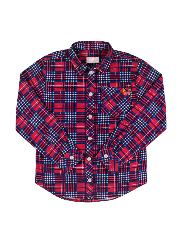 картинка Рубашка для девочек 100% х/б 9-12 лет  BONITO KIDS/BK543T/уп.4шт./меш.228шт. от BonitoKids