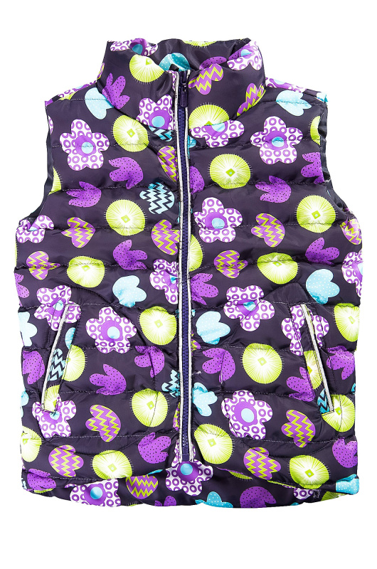 картинка КГ_ОТ Жилет для девочки 5-8 лет 100% полиэстер BONITO KIDS /уп.4шт./меш.144шт. от BonitoKids