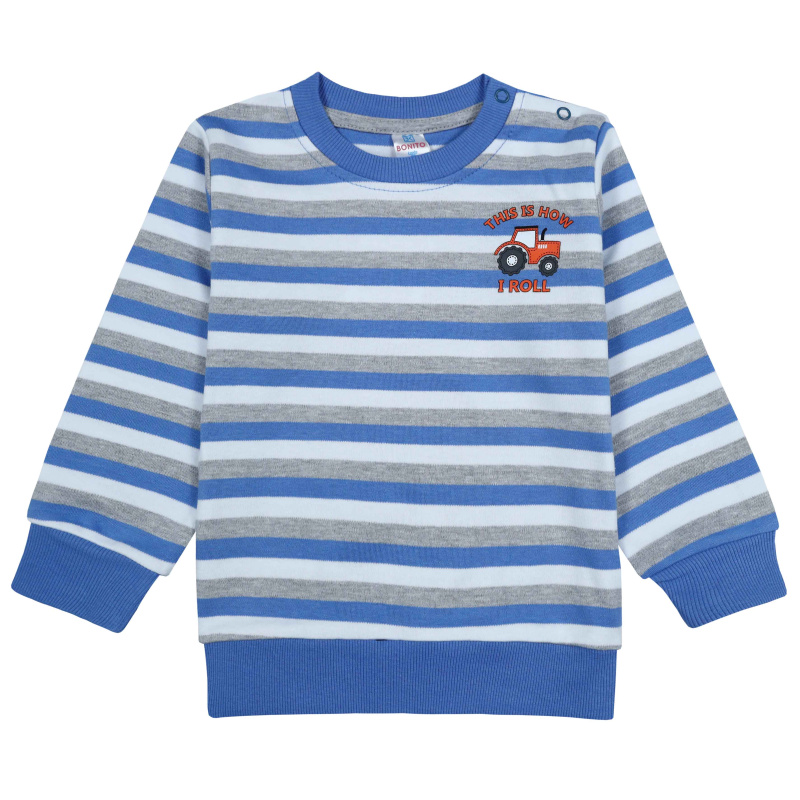 картинка БГ_ЧЗ Джемпер для мальчика 2-5 лет BONITO KIDS/BK0782DJ(05-24)(ЧЗ)/уп.4шт./меш.440шт. от BonitoKids