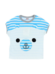 картинка Футболка для детей 1-4 лет, кулирка 100% х/б, BONITO KIDS/OP476/уп.4шт./меш.624 шт. от BonitoKids