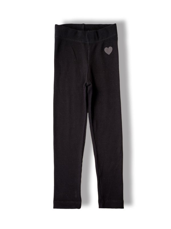 картинка БГ_ЧЗ Лосины для девочки 3-7 лет 95% хлопок, 5% лайкра BONITO KIDS/SS6135(09-24)(ЧЗ)/уп.5шт./меш.400шт. от BonitoKids