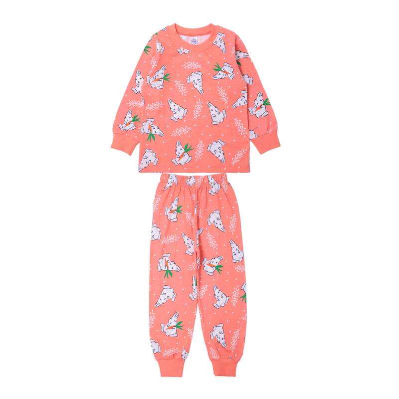 картинка БГ_ЧЗ Пижама для девочки 3-7 лет 92% хлопок 8% лайкра BONITO KIDS/SS6070(01-23)(ЧЗ)/уп.5шт./меш.250шт. от BonitoKids